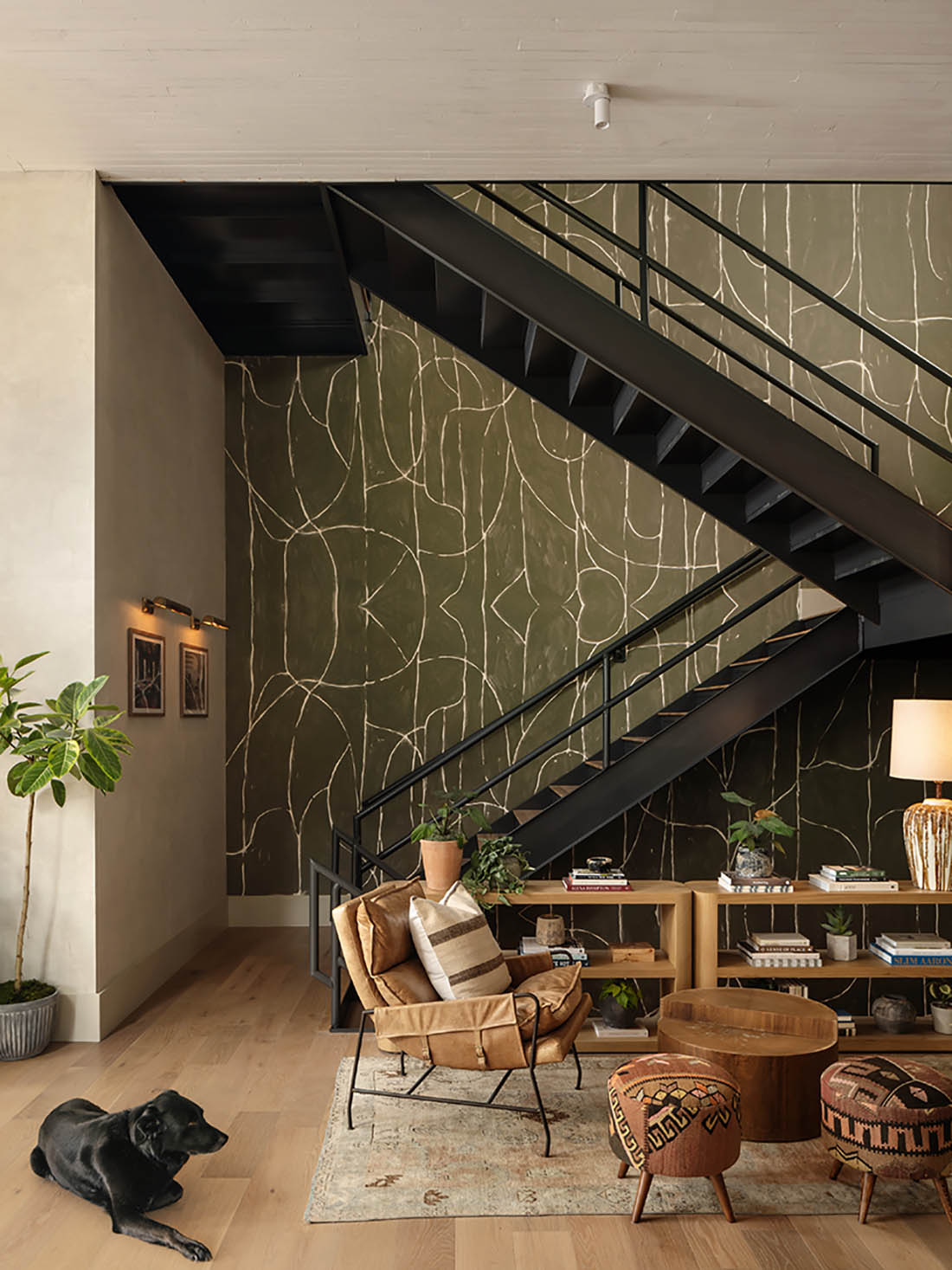 lv-collective-office-with-boulder-beach-wall-mural-wallpaper-by-forbes-masters-w-dog