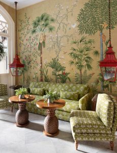 degournay-hand-painted-wallpaper-in-living-room-edo-wicker