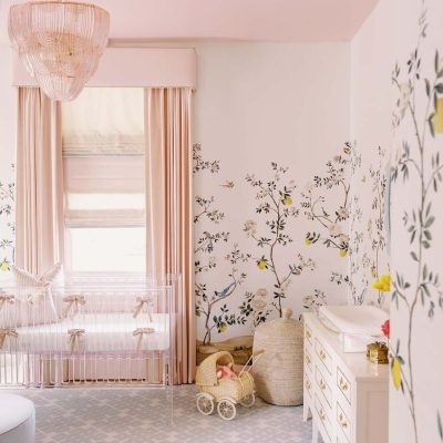 modern-pink-chinoiserie-wallpaper-mural-in-nursery-by-vogeinteriors-maycarlson-photo